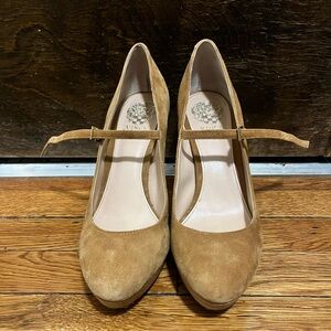 Vince camuto suede heels